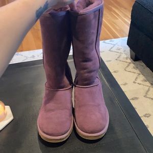 Ugg tall boot size 8 purple plum
